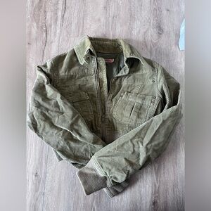 Vintage women’s Olive Green Corduroy Jacket size S